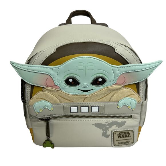 Loungefly Star Wars The Child Grogu Baby Yoda Mini Backpack Disney - Picture 1 of 8